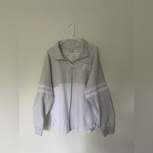 pink victoris secret zip up